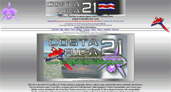 Desktop Screenshot of costarica21.com